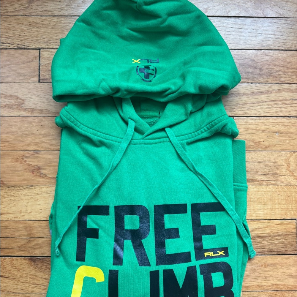 Men's Green Free Climb Hoodie